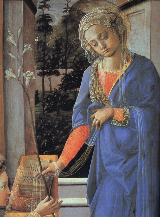 Fra Filippo Lippi Details of The Annunciation